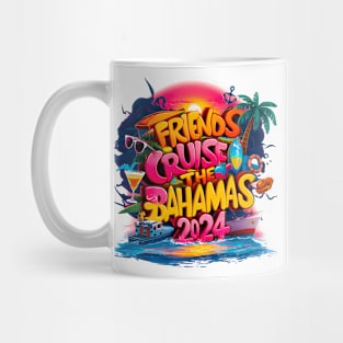 Friends Cruise 2024 Matching Flamingo Cruise Squad Mug